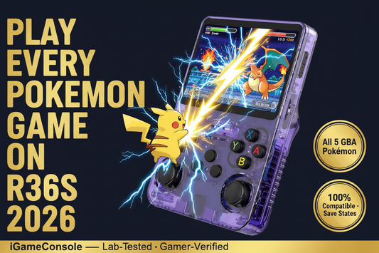 Play every Pokemon game on R36S 2026 complete guide GBA Pokemon 100% compatible iGameConsole