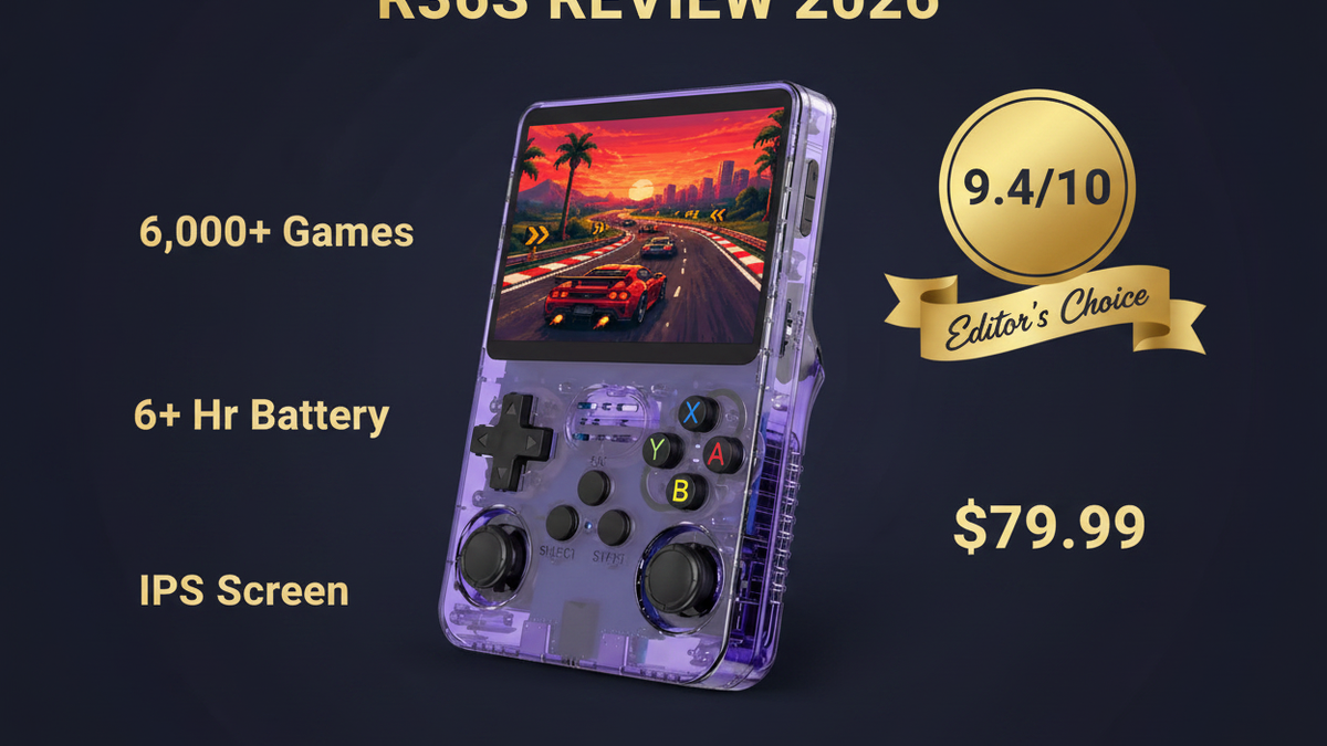 R36S review 2026 — 9.4/10 Editor's Choice best retro handheld under $100 by iGameConsole