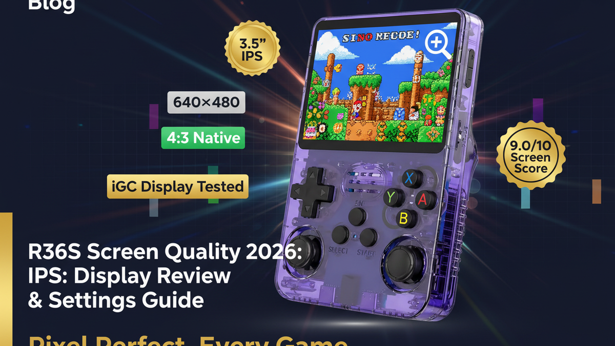 R36S Screen Quality 2026: IPS Display Review & Settings Guide — iGC