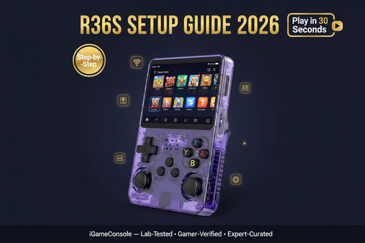 R36S Complete Setup Guide 2026: Play in 30 Seconds — Step-by-Step by iGC