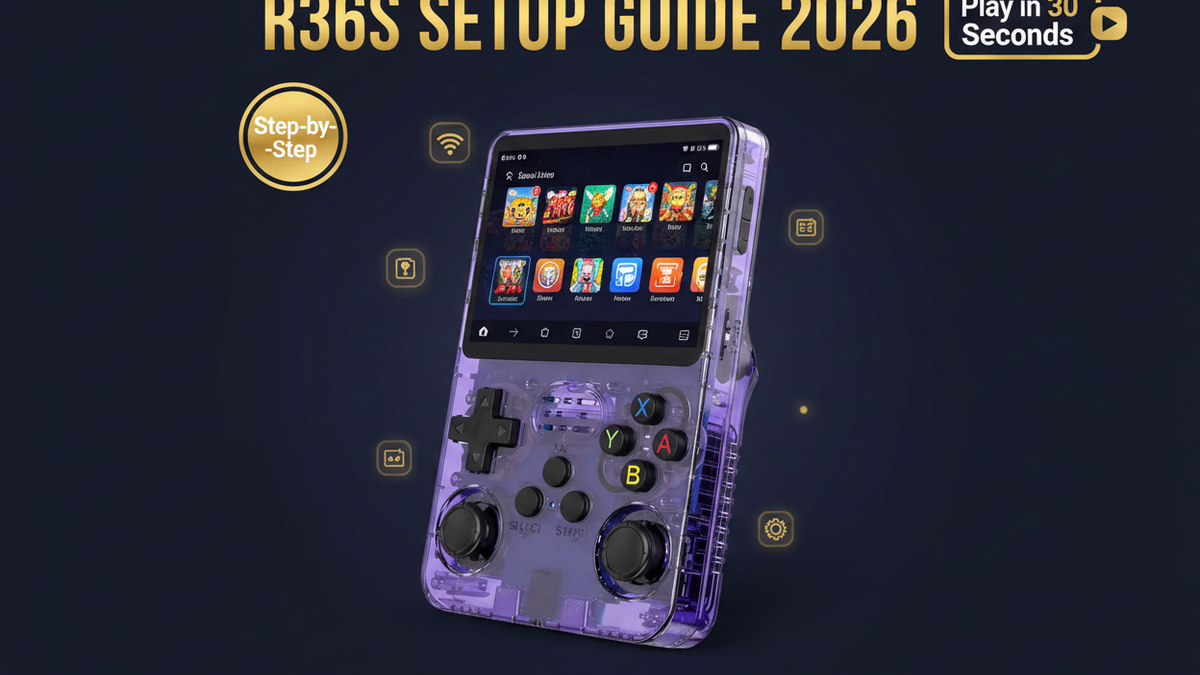 R36S Complete Setup Guide 2026: Play in 30 Seconds — Step-by-Step by iGC