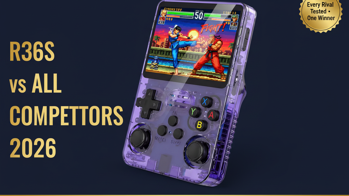 R36S vs all competitors 2026 ultimate retro handheld comparison lab-tested by iGameConsole