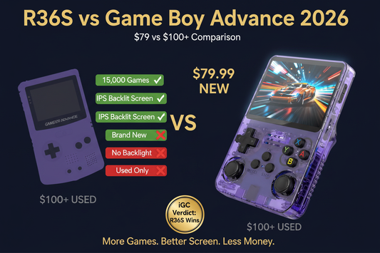 R36S vs Game Boy Advance 2026: $79 vs $100+ — iGC