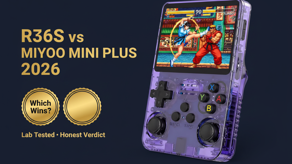 R36S vs Miyoo Mini Plus 2026 comparison which wins lab tested iGameConsole