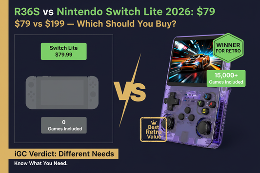 R36S vs Nintendo Switch Lite 2026: $79 vs $199 — Which Should You Buy? — iGC