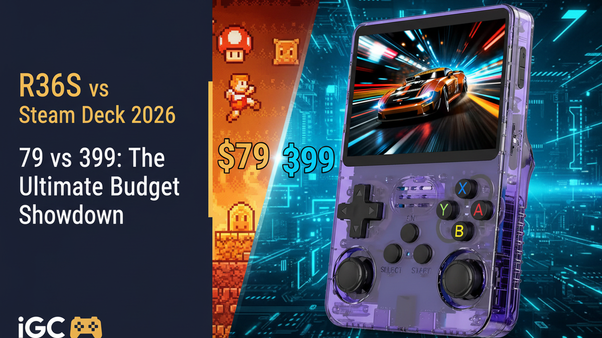 R36S vs Steam Deck 2026: $79 vs $399 — Honest Comparison