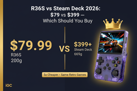 R36S vs Steam Deck 2026: $79 vs $399 — Which Should You Buy?