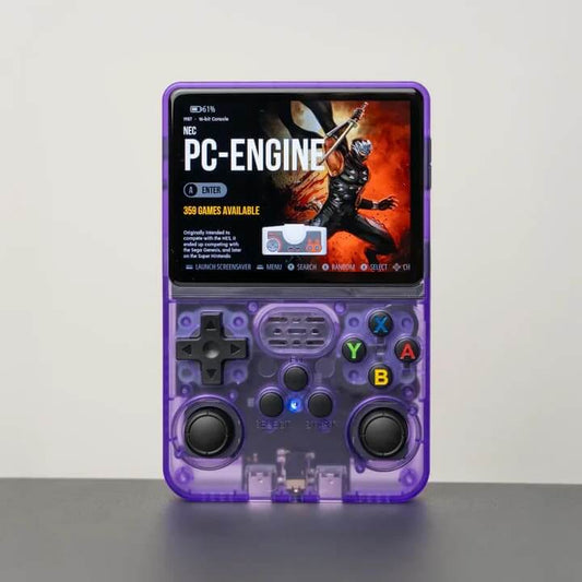 R36S vs R36MAX vs R36PRO comparison 2026 — three retro handheld game consoles compared by iGameConsole