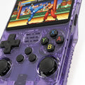 R36S Purple Console Buttons Close Up — Street Fighter II Chun-Li