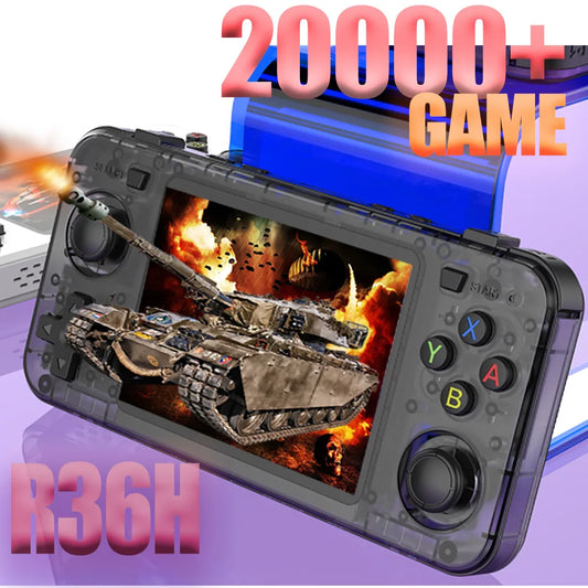 iGameConsole R36S Best Retro Handheld Gaming Console 2026 | 15000 Preloaded GBA SNES PS1 Games Plug and Play | Back to School Gift for Kids Adults Dad | 3.5 Inch IPS ArkOS 64GB Long Battery Emulator Console | Nostalgic Classic Gaming Childhood Memories