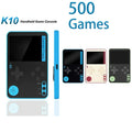 K10 Ultra-thin Video Game Console 2.4inch Retro Gaming Console Mini Pocket Handheld 500 Classic Games Player Toy For Kids