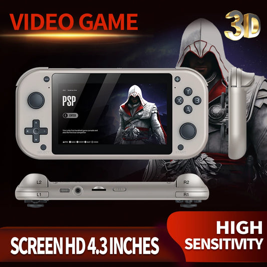 iGameConsole BOYHOM M17 Best Retro Handheld Gaming Console 2026 | 10000 Preloaded GBA SNES PS1 Games Plug and Play | Back to School Gift for Kids Adults Dad | 4.3 Inch IPS Linux 64GB Emulator Console | Nostalgic Classic Gaming Childhood Memories