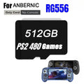 FOR ANBERNIC RG556 TF Card Portable PS2 Handheld Game Console Memory Card 61000Games PS2 PSP 512G 256G Classic Game Simulator
