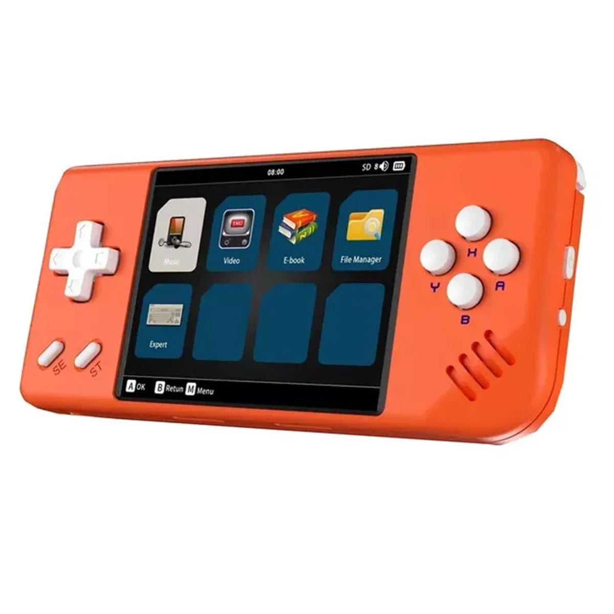 RG28XX Mini Pocket Retro Handheld Game Console + 128GB Card