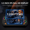 RG52 MINI Handheld Game Console Dual System 2.4G WIFI 5.5" IPS Screen 30+ Emulator Potable Retro Games Console Pocket