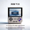 NEW V10 3.5-Inch Ips Oca Hd Full Fit Screen 480*320 Retro Handheld Game Console RK3326 Open Source System Cheap Children's Gifts