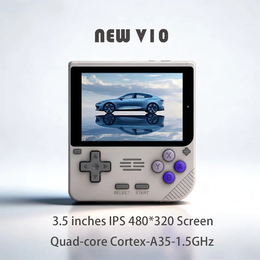 iGameConsole NEW V10 Best Retro Handheld Gaming Console 2026 | 10000 Preloaded GBA SNES PS1 Games Plug and Play | Back to School Gift for Kids Adults Dad | Linux 64GB Emulator Console | Nostalgic Classic Gaming Childhood Memories