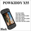 POWKIDDY X55 Retro Handheld Game Console Video Game Consoles 5.5-inch IPS Screen Support Open Source PSP GAMES Children's Gifts