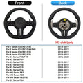 For BMW F30 F20 F48 M3 F80 F25 E90 E87 X5 E70 F01 F10 Steering Wheel Black Perforated Leather Sport Upgrade Modify Accessories