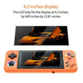 FLLBW NEWM41 Retro Handheld Game Console 4.2 Inch IPS Screen 64GB Portable Gaming Device with Built in 18000Games PS1