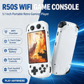 NEW R50S Consolas 5.1-inch 854*480 HD Screen Video Gaming Player 4200mAh Battery Retro Handheld Game Console