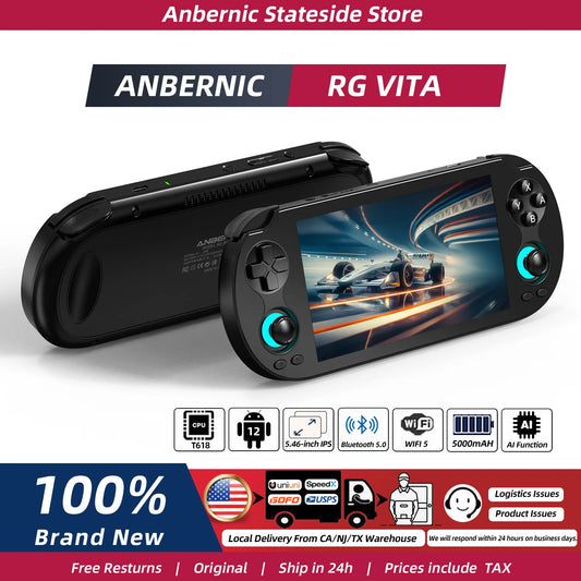 iGameConsole Anbernic Best Retro Handheld Gaming Console 2026 | 10000 Preloaded GBA SNES PS1 Games Plug and Play | Back to School Gift for Kids Adults Dad | Android 64GB Emulator Console | Nostalgic Classic Gaming Childhood Memories