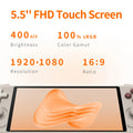 MANGMI AIR X Handheld Game Console Qualcomm Snapdragon 662 5.5'' Touchscreen15W FastCharging Android 14 Active Cooling Fan Gift