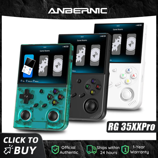 iGameConsole RG35XX Best Premium Retro Handheld Console 2026 | 10000 Preloaded GBA SNES PS1 Games Plug and Play | Back to School Gift for Kids Adults Dad | 3.5 Inch IPS Linux 64GB Emulator Console | Nostalgic Classic Gaming Childhood Memories