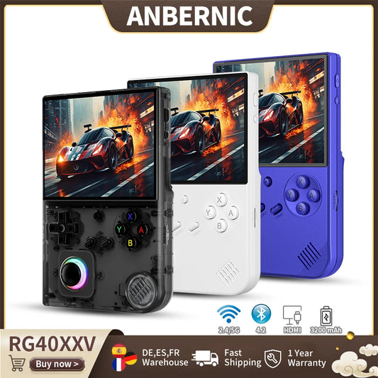 iGameConsole RG40XX Best 5G WiFi Retro Handheld Console 2026 | 10000 Preloaded GBA SNES PS1 Games Plug and Play | Back to School Gift for Kids Adults Dad | Linux 64GB Emulator Console | Nostalgic Classic Gaming Childhood Memories