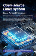 FLLBW MINI40 Retro Handheld Game Console 4.0 Inch IPS HD Screen Portable Open Source Linux System 128GB