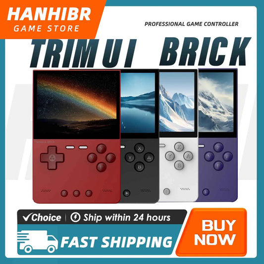 iGameConsole TRIMUI BRICK Best WiFi Retro Handheld Console 2026 | 10000 Preloaded GBA SNES PS1 Games Plug and Play | Back to School Gift for Kids Adults Dad | 3.2 Inch IPS Linux 64GB Emulator Console | Nostalgic Classic Gaming Childhood Memories