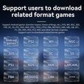 FOR ANBERNIC RG556 TF Card Portable PS2 Handheld Game Console Memory Card 61000Games PS2 PSP 512G 256G Classic Game Simulator