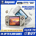 MINILOONG POCKET 1 Handheld Game Console 4'' IPS Screen HD Output Open Source Systems OTA Upgrades LOONG OS New Console POCKET1