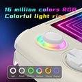 Anbernic RG Cube Retro Handheld Game Console 64bit Android 13 Unisoc T820 3.95 Inch IPS Screen Hall Joystick RGB Lighting Effect
