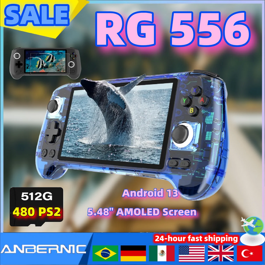 iGameConsole Anbernic Best Retro Handheld Gaming Console 2026 | 10000 Preloaded GBA SNES PS1 Games Plug and Play | Back to School Gift for Kids Adults Dad | 5.48 Inch IPS Android 64GB Emulator Console | Nostalgic Classic Gaming Childhood Memories