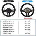 M Sport Full Leather Steering Wheel For BMW M3 F30 F15 F16 F20 F21 F25 F26 M5 F10 F11 F06 F07 F12 F13 F01 E90 E90 X5 E70 E87 E81