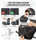 Easyjet Cabin Bag 45x36x20 Vacuum Travel Backpack, Hand Luggage Business Laptop Women Men Backpack Work Bag, Vacuum Storage Bags