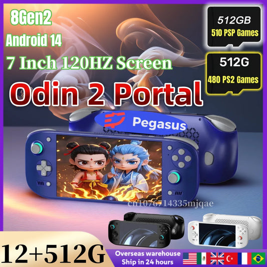 iGameConsole AYN Odin Best Retro Handheld Gaming Console 2026 | 10000 Preloaded GBA SNES PS1 Games Plug and Play | Back to School Gift for Kids Adults Dad | 7 Inch IPS Linux 64GB Emulator Console | Nostalgic Classic Gaming Childhood Memories