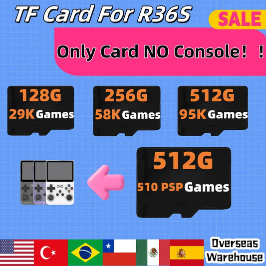 iGameConsole R36S MicroSD Card 2026 | Compatible R36S Retro Handheld Console Accessory | High-Speed Class 10 MicroSD Plug and Play Ready | Protect Your Gaming Investment Premium Quality | MicroSD Memory Card Retro Console Storage Upgrade