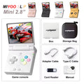 MIYOO Mini Flip Retro Handheld Game Console With New Hinge 2.8''IPS Screen Portable Video Game Consoles Classic Gaming Emulator