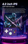 FLLBW MINI40 Retro Handheld Game Console 4.0 Inch IPS HD Screen Portable Open Source Linux System 128GB
