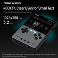 TRIMUI Brick Hammer Portable Handheld Game Player CNC Full Metal 3.2'' IPS Screen Retro Games Linux System Video Game Device New