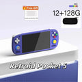 Retroid Pocket 5 Handheld Game Console Video Player Retro Android 13 RP5 5.5 Inch OLED Touch Screen Wifi Bluetooth PSP PS2 Gift