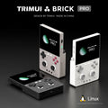 TRIMUI BRICK PRO Handheld Game Console 3.95'' IPS Screen RGB Top Light Dual Hall Joysticks  A133P Linux 4.9 System 5000mAhGifts