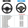 M Sport Full Leather Steering Wheel For BMW M3 F30 F15 F16 F20 F21 F25 F26 M5 F10 F11 F06 F07 F12 F13 F01 E90 E90 X5 E70 E87 E81