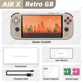 MANGMI AIR X Handheld Game Console Qualcomm Snapdragon 662 5.5'' Touchscreen Android 14 Active Cooling Fan 15W Fast Charging RGB