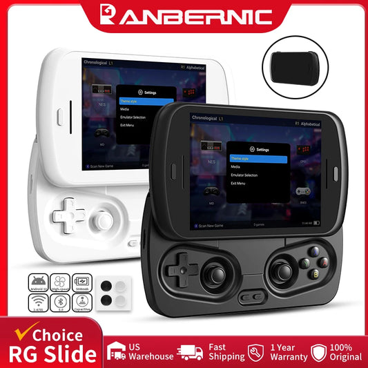 iGameConsole Anbernic Best Retro Handheld Gaming Console 2026 | 10000 Preloaded GBA SNES PS1 Games Plug and Play | Back to School Gift for Kids Adults Dad | 4.7 Inch IPS Android 64GB Emulator Console | Nostalgic Classic Gaming Childhood Memories