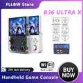 FLLBW R36 ultra X retro handheld video game console open source Linux system 4.5 inch IPS screen portable handheld game console