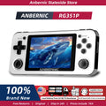ANBERNIC RG351P Handheld Retro Game Console 3.5 Inch IPS Screen 64G TF Card 2500 Classic Games 3500 mAh Double 3D Rocker Gift
