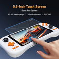 KINHANK K56 Handheld Game Console 5.5'' Touch Screen 50 Emulators for PS1/PSP/DC/SS Android 14 5000mAh WIFI5 Retro Game Player